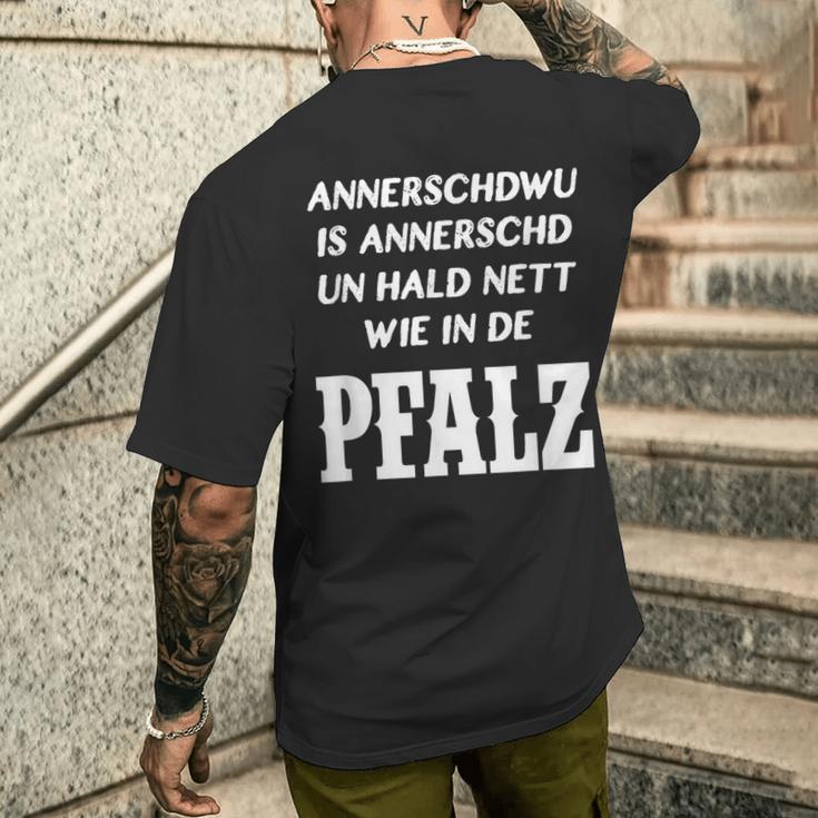 Pfalz Proverb Pfälzisch Rheinland Pfalz Pfälzer T-Shirt mit Rückendruck Geschenke für Ihn