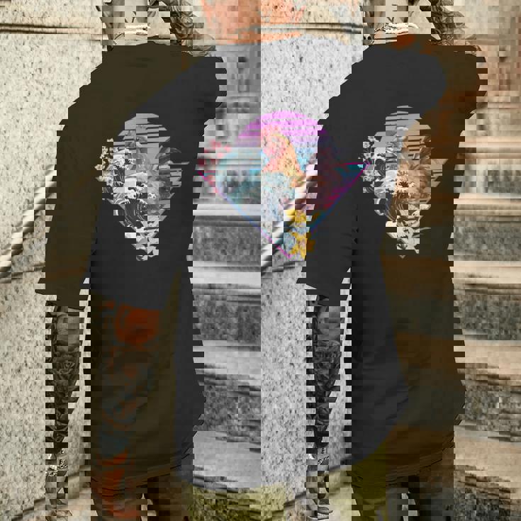 Pollo Japonés Gran Ola Kanagawa Japón Arteintage Camiseta Hombre Estampado Espalda Regalos para él