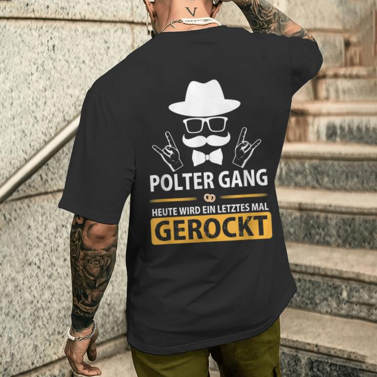 Polter Gang Ich Heirate Groom Trauzeuge T-Shirt mit Rückendruck Geschenke für Ihn