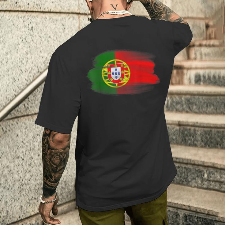 Portugal Flag Portugal Fan Item Jersey Em 2024 T-Shirt mit Rückendruck Geschenke für Ihn