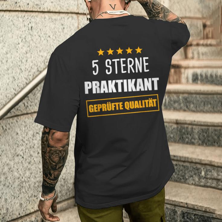 Praktikant Praktikum Praktikanten Praktikantin T-Shirt mit Rückendruck Geschenke für Ihn