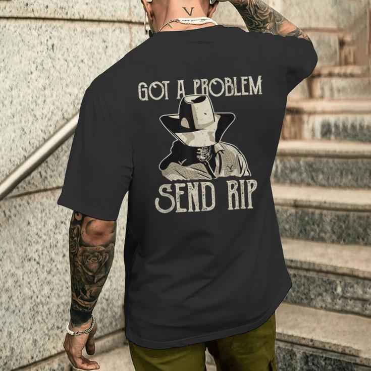 Got Problem Send Ripintage Retro T-Shirt mit Rückendruck Geschenke für Ihn