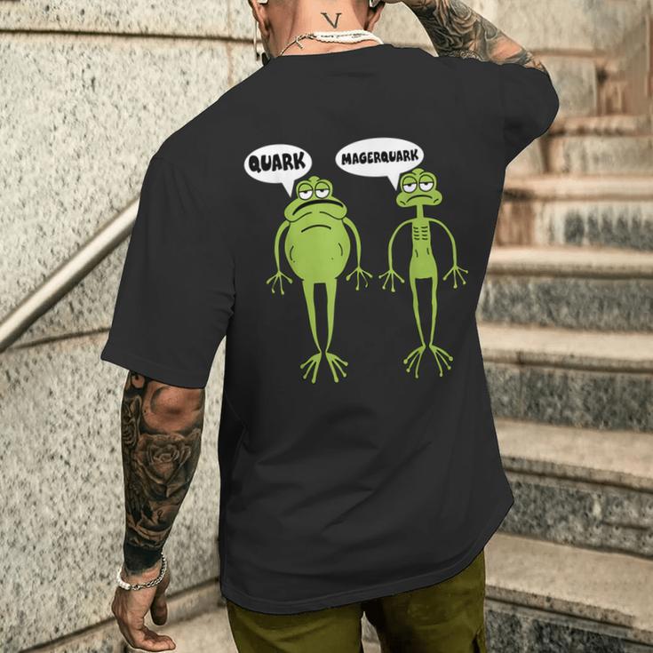 Quark Skimmed Curk Frog S T-Shirt mit Rückendruck Geschenke für Ihn