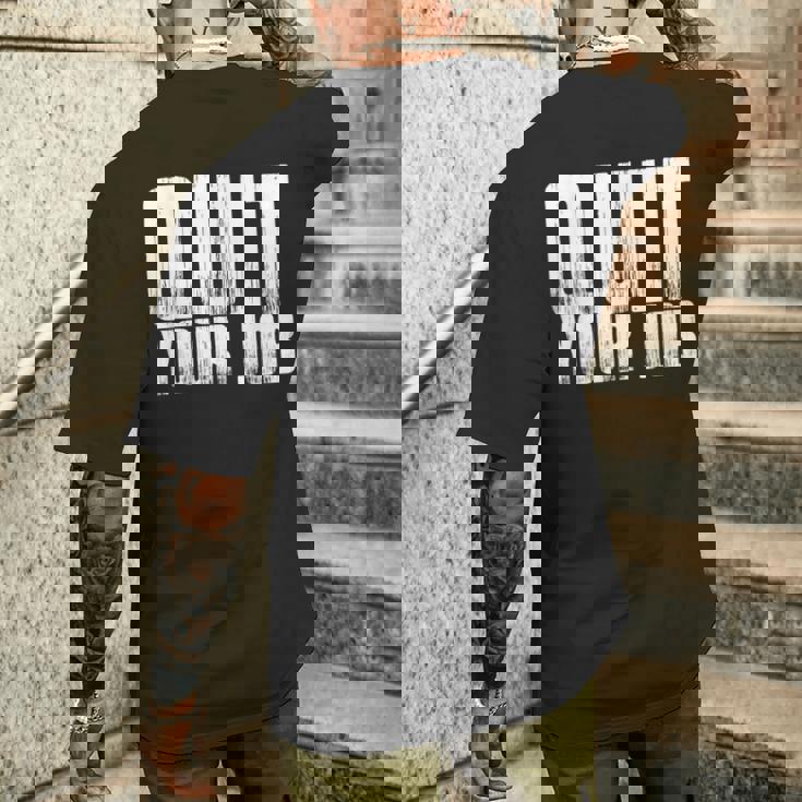 quit your job Tシャツ quit-job-travel-freedom-meme-