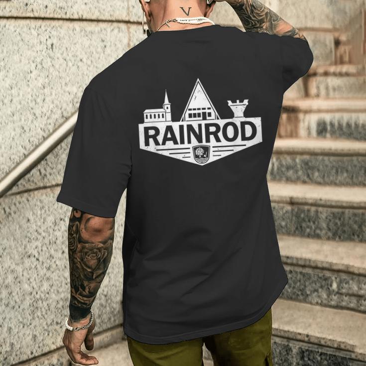 Rainrod Schotten Regional Heimat Hesseogelsberg T-Shirt mit Rückendruck Geschenke für Ihn