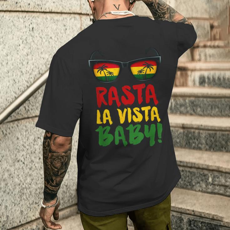 Rastafarian Reggae Rasta Laista Baby Jamaica T-Shirt mit Rückendruck Geschenke für Ihn