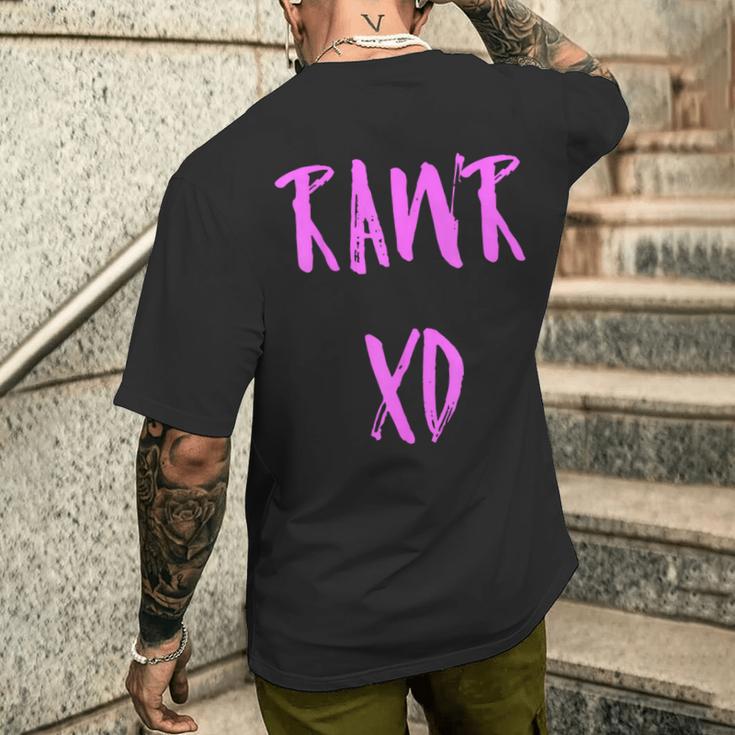 Rawr Emo Xd Scenester Scene Kid T-Shirt mit Rückendruck Geschenke für Ihn