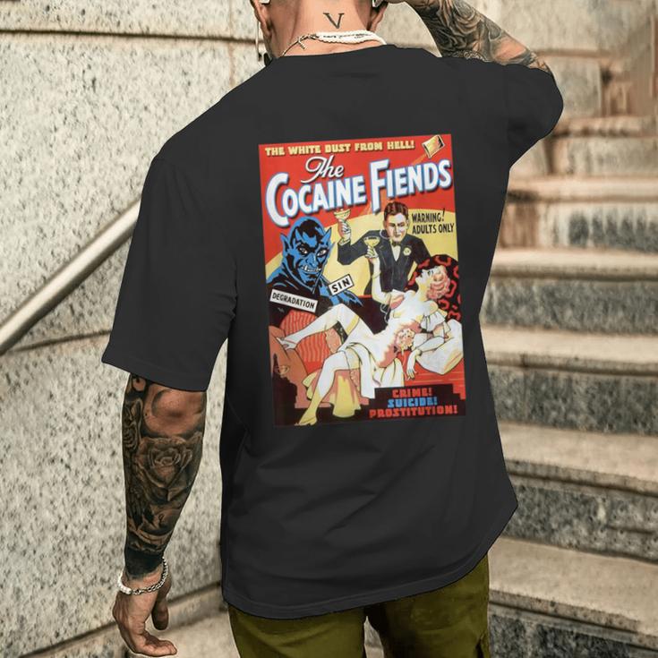 Rhythm Kills Cocaine Fiens In 1935 T-Shirt mit Rückendruck Geschenke für Ihn