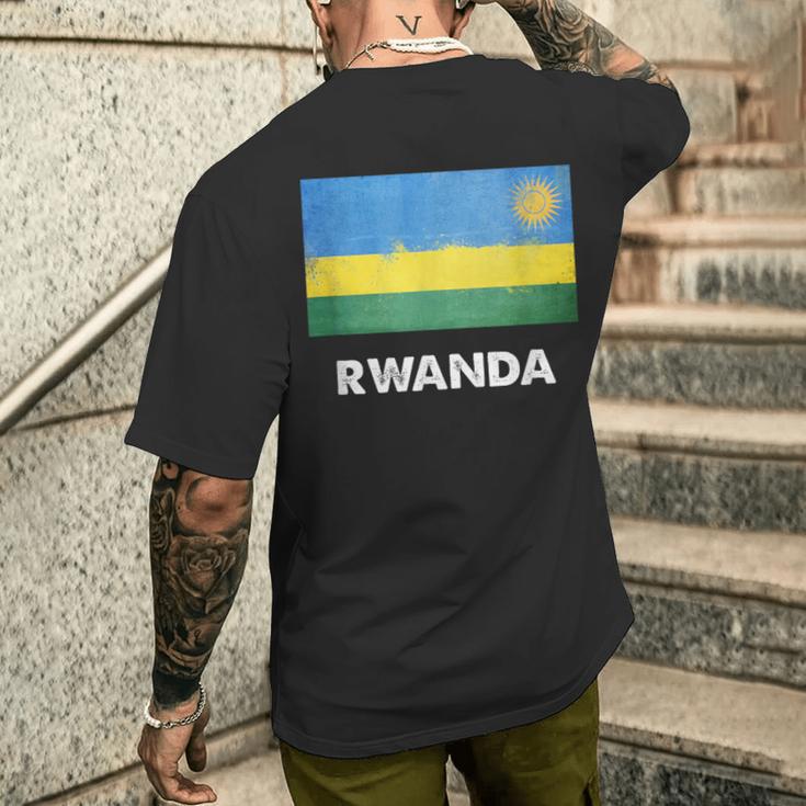 Ruanda Flag Jersey Ruanda T-Shirt mit Rückendruck Geschenke für Ihn