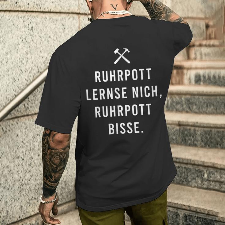 Ruhrpott Lense Nich Ruhrpott Bisse Ruhrpott Ruhrgebiet Fu T-Shirt mit Rückendruck Geschenke für Ihn