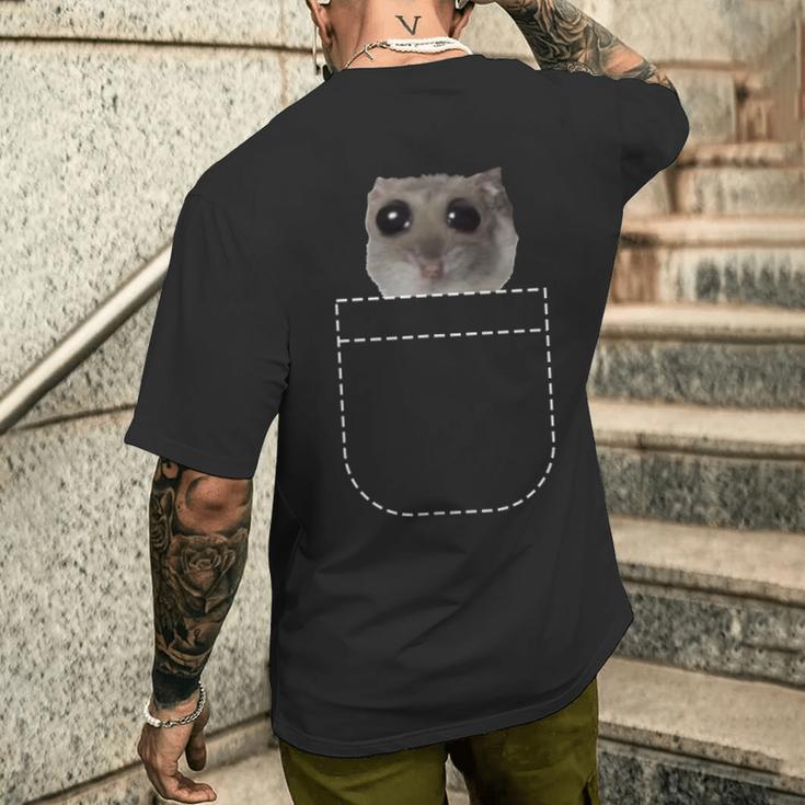 Sad Hamster Meme X Sad Hamster Meme Webcam T-Shirt mit Rückendruck Geschenke für Ihn