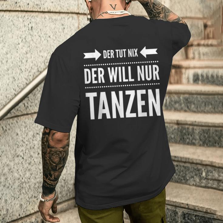 Salsa Tango Dancer Der Tut Nix Der Will Nur Danz T-Shirt mit Rückendruck Geschenke für Ihn