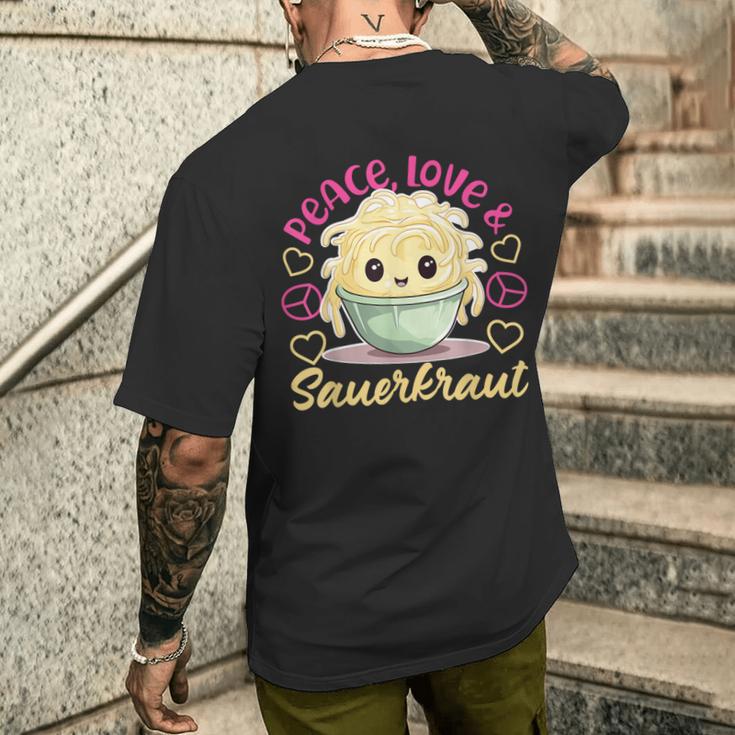 Sauerkraut T-Shirt mit Rückendruck Geschenke für Ihn