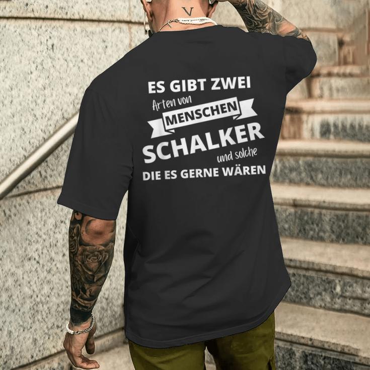 Schalker Gelesenkirchen Glück Auf Schalke T-Shirt mit Rückendruck Geschenke für Ihn