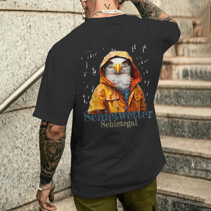 Schietwetter Schietegal Seagull T-Shirt mit Rückendruck Geschenke für Ihn