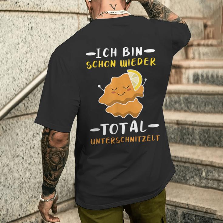 Schnitzel Flesh T-Shirt mit Rückendruck Geschenke für Ihn