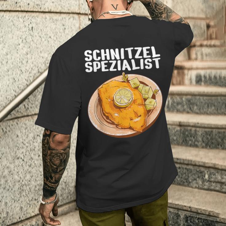 Schnitzel Specialist T-Shirt mit Rückendruck Geschenke für Ihn