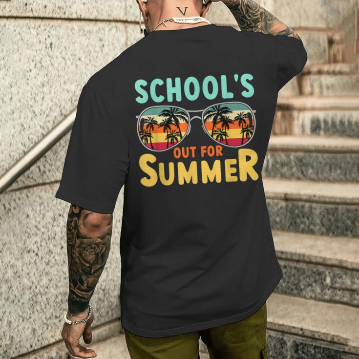 Schools Out For Summer Die Schule Ist Im Sommer Die S S T-Shirt mit Rückendruck Geschenke für Ihn