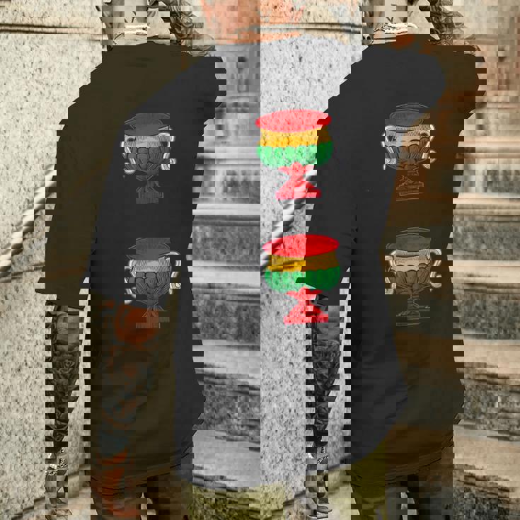 ScorpaBriscola Due Coppe Due Di Tazze Italiane Carte T-shirt da uomo con stampa posteriore Regalos para él