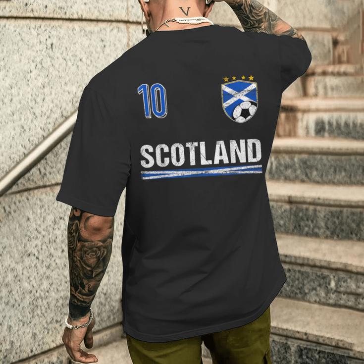 Scotland Flag Jersey T-Shirt mit Rückendruck Geschenke für Ihn