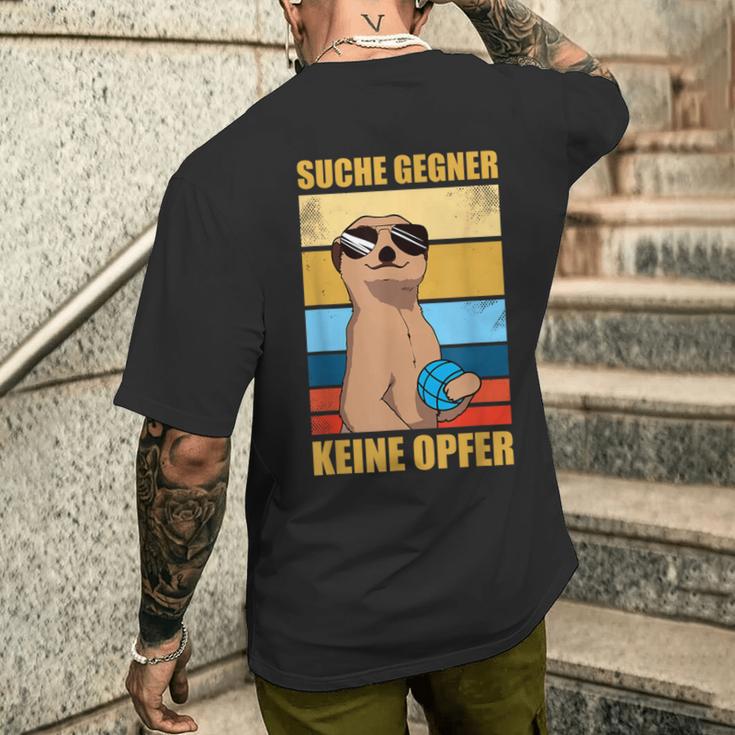 Search Enemy Boulspieler Petanque Boule T-Shirt mit Rückendruck Geschenke für Ihn