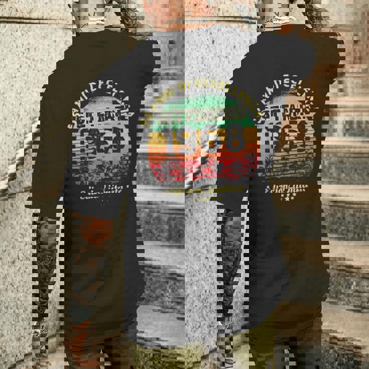 Settembre 1968 56 Anni Compleanno Uomo Donna 1968 T-shirt da uomo con stampa posteriore Regalos para él