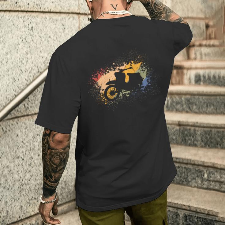 Simson-Schwalbe Kr51 Tuning Mopedintage T-Shirt mit Rückendruck Geschenke für Ihn