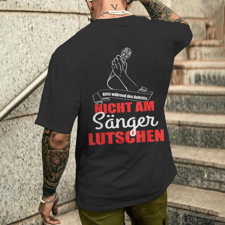 Singen Singer T-Shirt mit Rückendruck Geschenke für Ihn