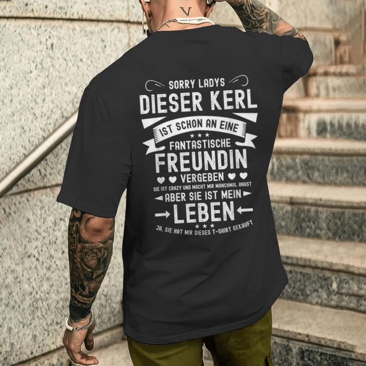 Sorry Ladys Kerl Istergeben For Him T-Shirt mit Rückendruck Geschenke für Ihn