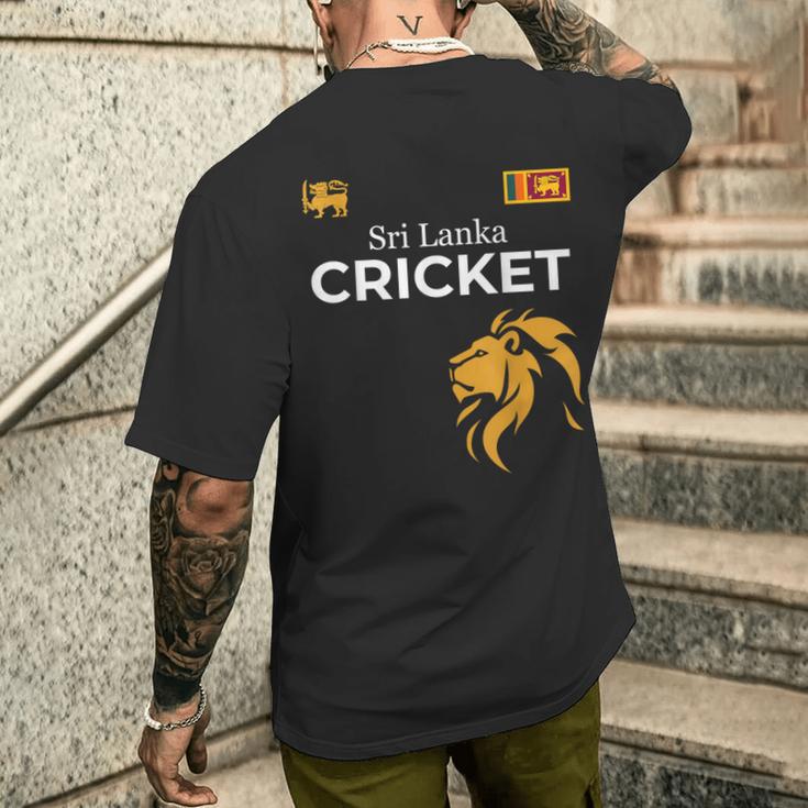 Sri Lanka Cricket Perfect For Lanka Cricket Fans T-Shirt mit Rückendruck Geschenke für Ihn