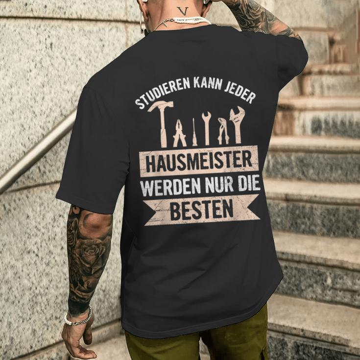 Studier Kann Jeder Johnmeister Werden Nur Die Beste T-Shirt mit Rückendruck Geschenke für Ihn