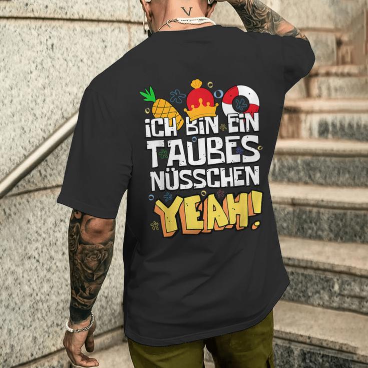 Taubes Nüsschen Lyrics Saying For Deaf Nuts Song Fans T-Shirt mit Rückendruck Geschenke für Ihn