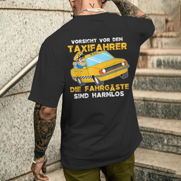 Taxi Driver Taxi Work Transport Large Space Taxi Slogan T-Shirt mit Rückendruck Geschenke für Ihn