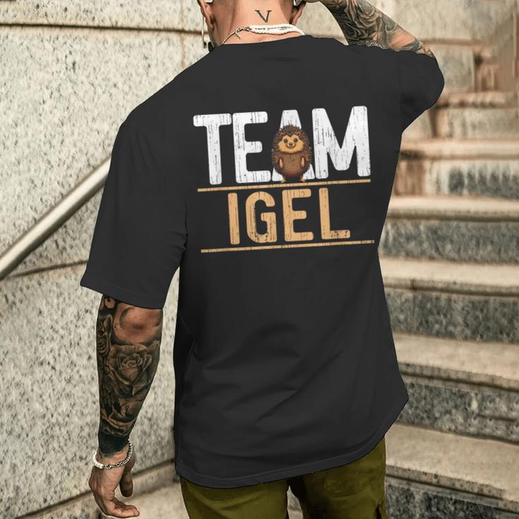 Team Hedgehog Team Hedgehog T-Shirt mit Rückendruck Geschenke für Ihn