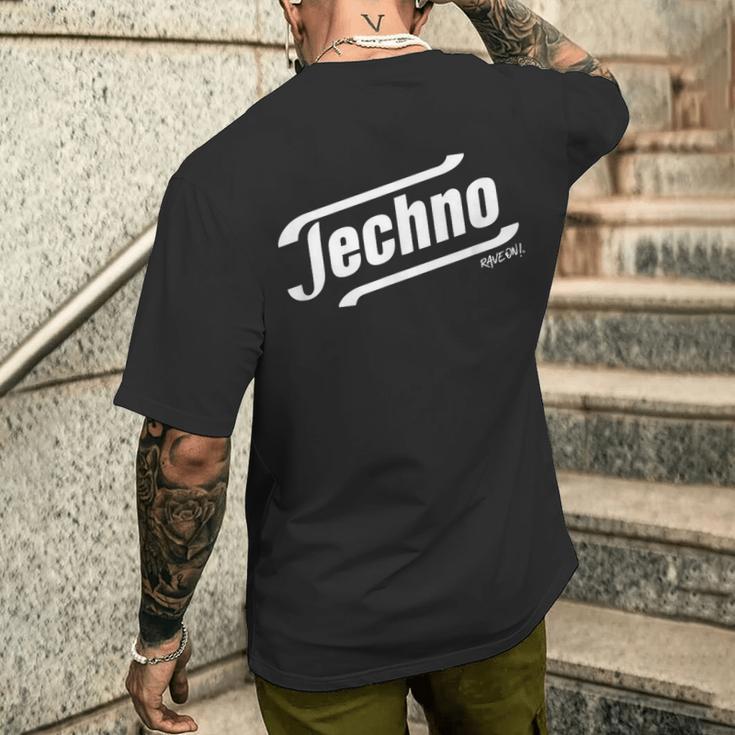 Tempo Techno Meme T-Shirt mit Rückendruck Geschenke für Ihn