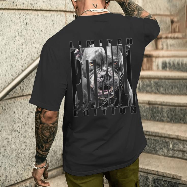 Terrier Dog Bulldog Bulldog Dog Owner Pitbull T-Shirt mit Rückendruck Geschenke für Ihn