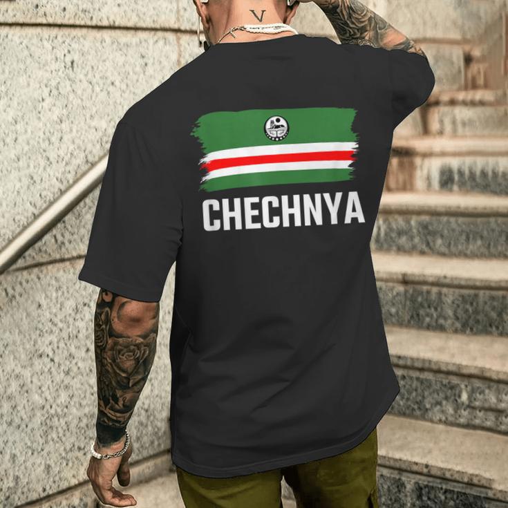 Tschetschenien Tschetschene Tschetschenen Chechnya T-Shirt mit Rückendruck Geschenke für Ihn