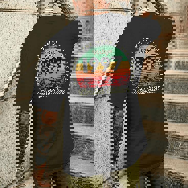 Uomo 1997Intage Regali 24 Anni 24° Compleanno Retrò Annata T-shirt da uomo con stampa posteriore Regalos para él