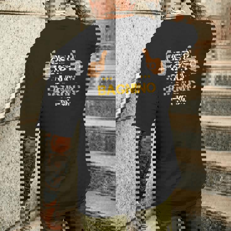 Uomo Questo É L'aspetto Di Un Bagnino Figo T-shirt da uomo con stampa posteriore Regalos para él