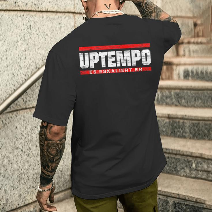 Uptempo Speedcore Gabber Festival T-Shirt mit Rückendruck Geschenke für Ihn