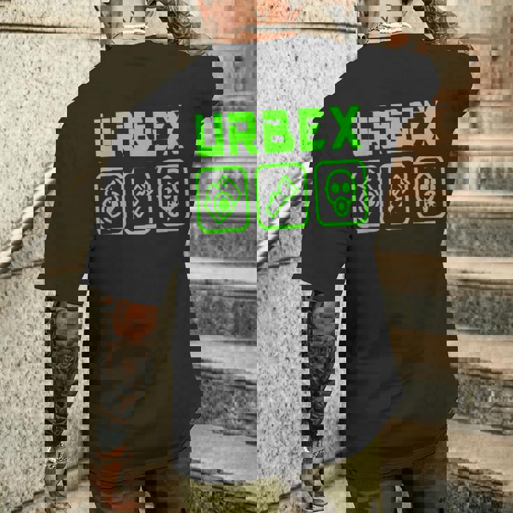 Urbex T-shirt da uomo con stampa posteriore Regalos para él