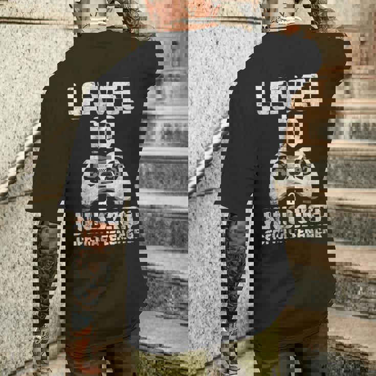 Videogioco Decima Maglia Livello 10 Sbloccato Adolescente Ufficiale T-shirt da uomo con stampa posteriore Regalos para él