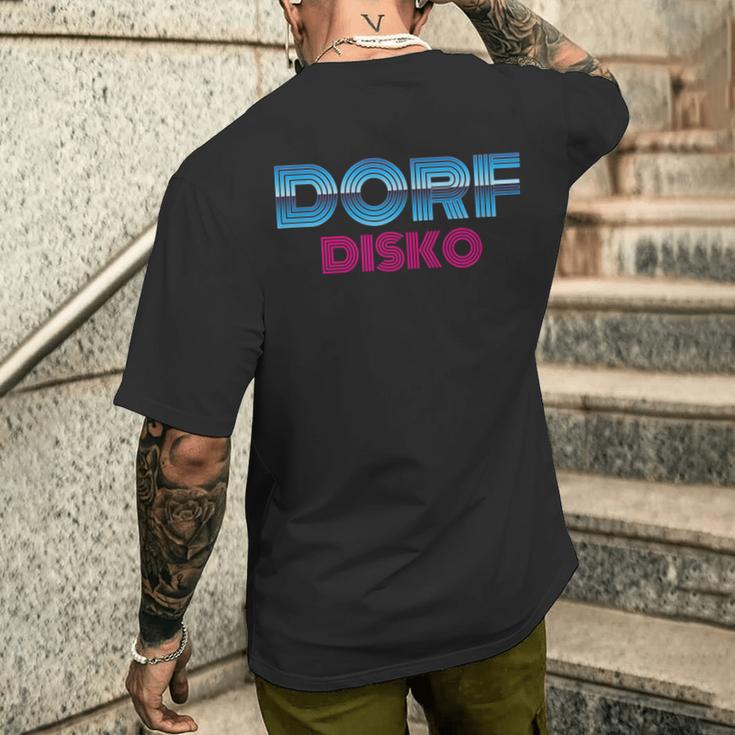 Village Disco T-Shirt mit Rückendruck Geschenke für Ihn