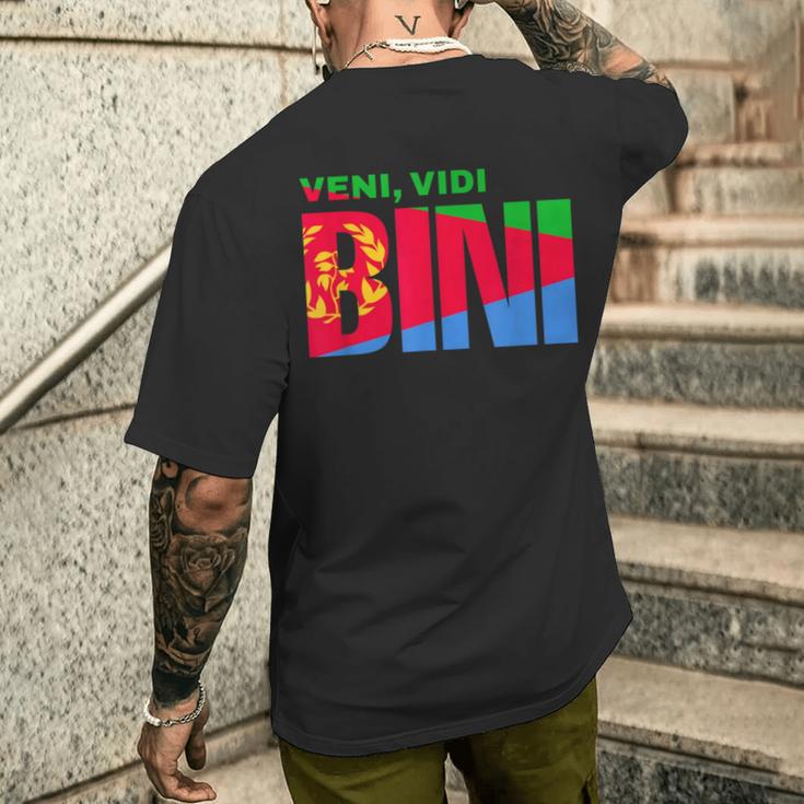 Viniidi Bini Biniam Girmay Eritrean Cyclist Tour France T-Shirt mit Rückendruck Geschenke für Ihn