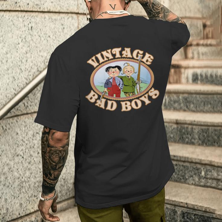 Vintage Bad Boys T-Shirt mit Rückendruck Geschenke für Ihn