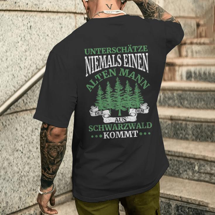 Vintage Forest T-Shirt mit Rückendruck Geschenke für Ihn