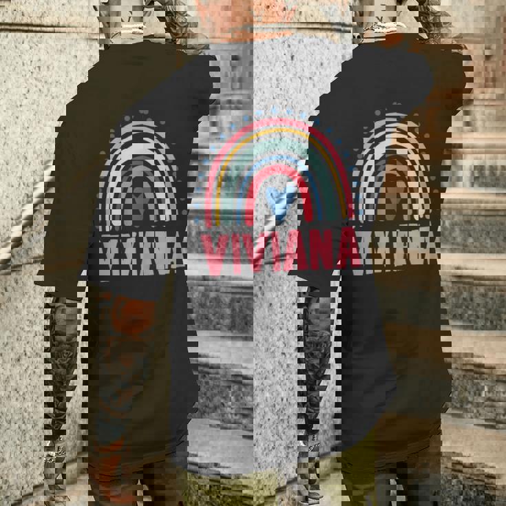 Viviana Decorazione Per Festa Di Compleanno Motivo T-shirt da uomo con stampa posteriore Regalos para él
