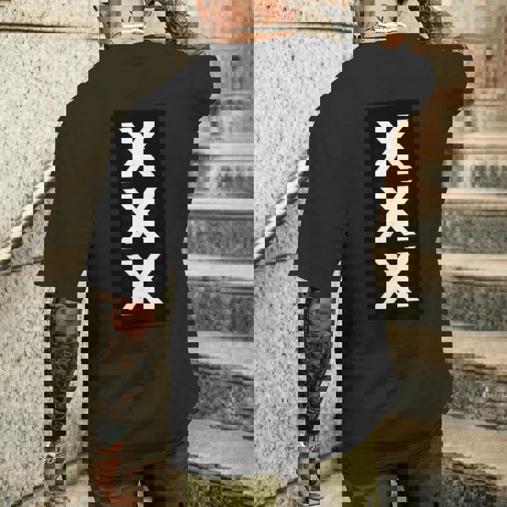 Xxx Amsterdam T-shirt da uomo con stampa posteriore Regalos para él
