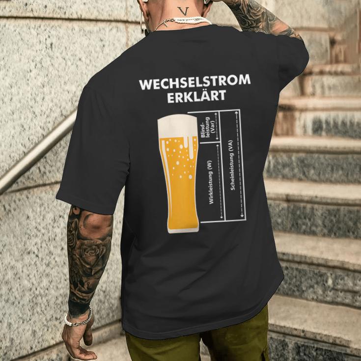 Zwecklos Ihr Elektronik Handwerker Electronen Widerstand T-Shirt mit Rückendruck Geschenke für Ihn