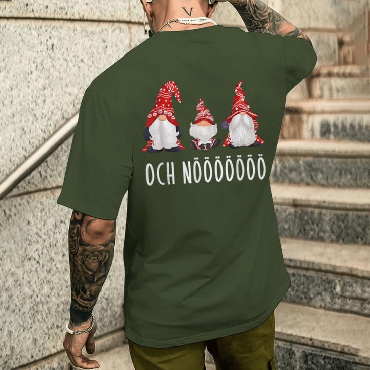 Cute Grumpy Christmas Xmas Gnome Slogan T-Shirt mit Rückendruck Geschenke für Ihn